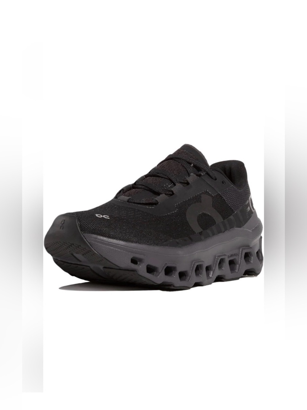 NWT On Running Cloudmonster Black and Gray Athletic Sneakers
